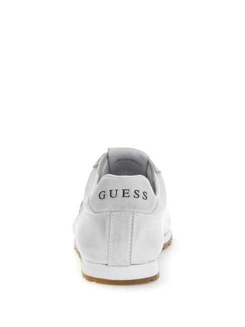 TIAH3 Baskets en cuir blanc - Chaussures Femme