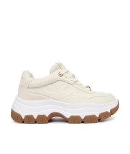 GUESS BERRETT2 Baskets &eacute;paisses CR&Egrave;ME - Chaussures Femme - 2