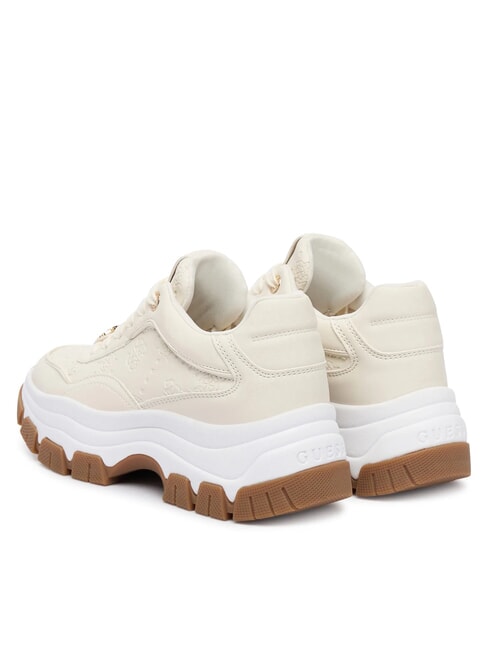 BERRETT2 Baskets &eacute;paisses CR&Egrave;ME - Chaussures Femme