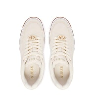 GUESS BERRETT2 Baskets &eacute;paisses CR&Egrave;ME - Chaussures Femme - 4