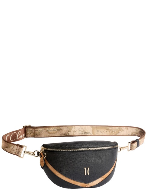 CASTLE Sac banane maxi, en cuir grenat Noir - Sacs pour Femme