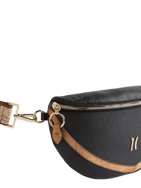 CASTLE Sac banane maxi, en cuir grenat Noir - Sacs pour Femme