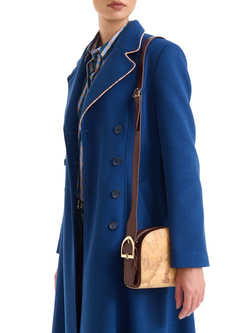 VALLEY GEO Mini sac avec bandouli&egrave;re acajou - Sacs pour Femme