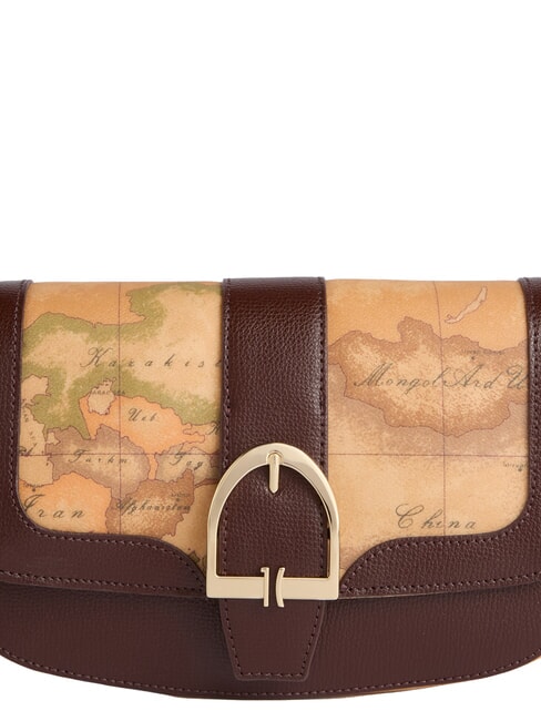 VALLEY GEO Sac &agrave; bandouli&egrave;re avec bandouli&egrave;re acajou - Sacs pour Femme