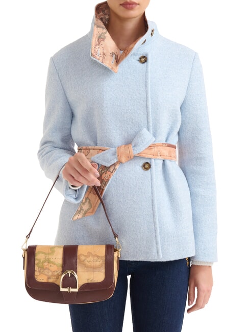 VALLEY GEO Sac &agrave; bandouli&egrave;re avec bandouli&egrave;re acajou - Sacs pour Femme