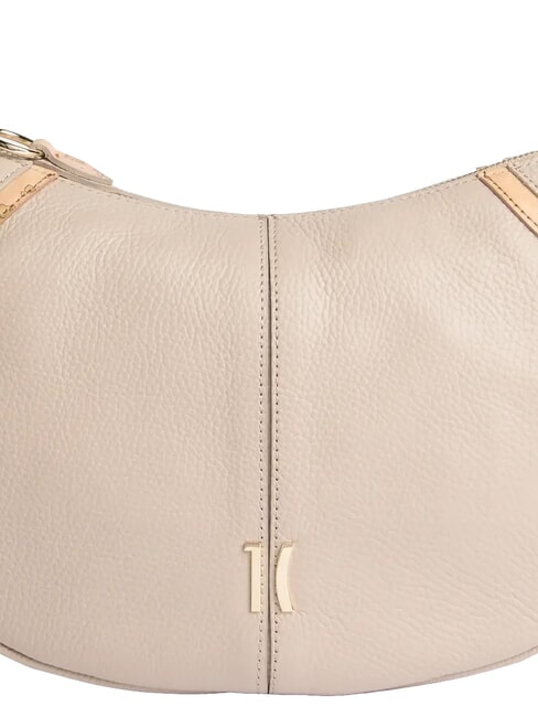 CASTLE Sac bandouli&egrave;re en cuir taupe - Sacs pour Femme