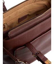 ALVIERO MARTINI PRIMA CLASSE SCOTTISH CAVIAR Sac &agrave; main avec bandouli&egrave;re ajustable acajou - Sacs pour Femme - 5