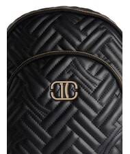 ALVIERO MARTINI PRIMA CLASSE MATELASSE Sac &agrave; dos en tissu effet nappa Noir - Sacs pour Femme - 5