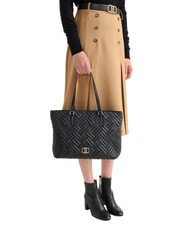 ALVIERO MARTINI PRIMA CLASSE MATELASSE Sac &agrave; provisions Noir - Sacs pour Femme - 2