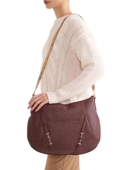 SCOTTISH CAVIAR Sac bandouli&egrave;re, double portabilit&eacute; acajou - Sacs pour Femme