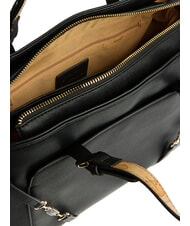 ALVIERO MARTINI PRIMA CLASSE SCOTTISH CAVIAR Sac &agrave; main avec bandouli&egrave;re ajustable Noir - Sacs pour Femme - 5