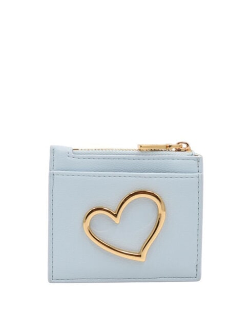 HEART TURNLOCK Porte-cartes / Porte-monnaie bleu clair - Portefeuilles Femme