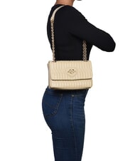 LOVE MOSCHINO BUBBLY LOVE Mini sac bandouli&egrave;re / sac port&eacute; &eacute;paule beurre - Sacs pour Femme - 4