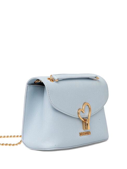 HEART TURNLOCK Sac bandouli&egrave;re convertible bleu clair - Sacs pour Femme