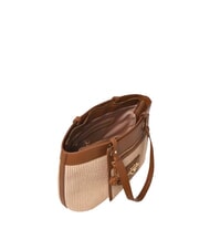 LOVE MOSCHINO STRAW CHIC sac bandouli&egrave;re cuir naturel - Sacs pour Femme - 3