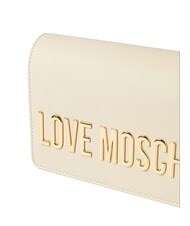 LOVE MOSCHINO SMART DAILY Mini sac bandouli&egrave;re Ivoire - Sacs pour Femme - 3