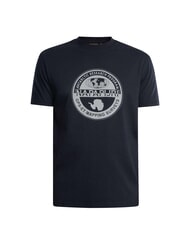 NAPAPIJRI S-BOLLO T-shirt en coton blu marine - T-shirt - 3