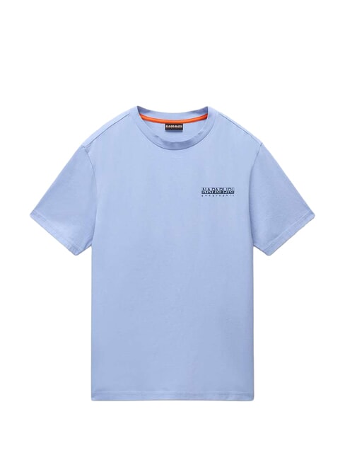 S-DATI T-shirt en coton scintillant/p&eacute;tunia - T-shirt