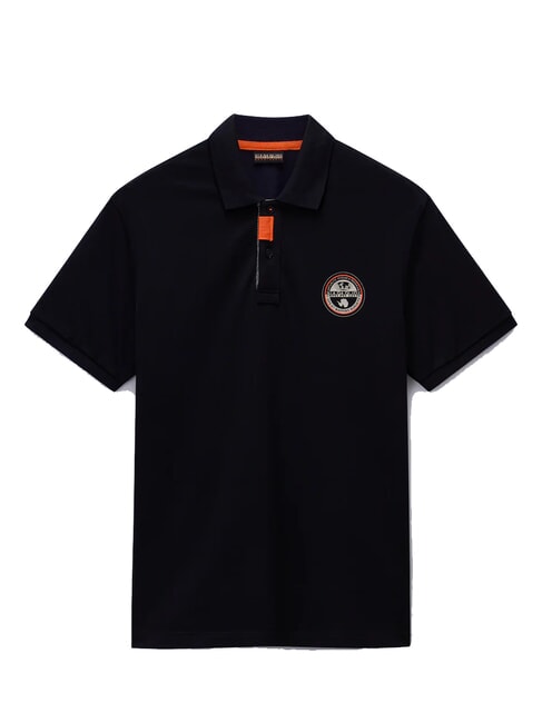 E-CLANIS polo en coton beaut&eacute; noire - chemise polo