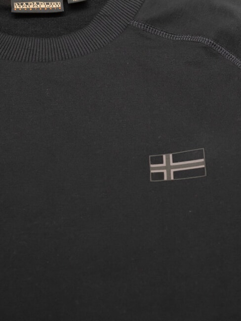 B-SORANO Sweat-shirt en coton beaut&eacute; noire - Pulls molletonn&eacute;s