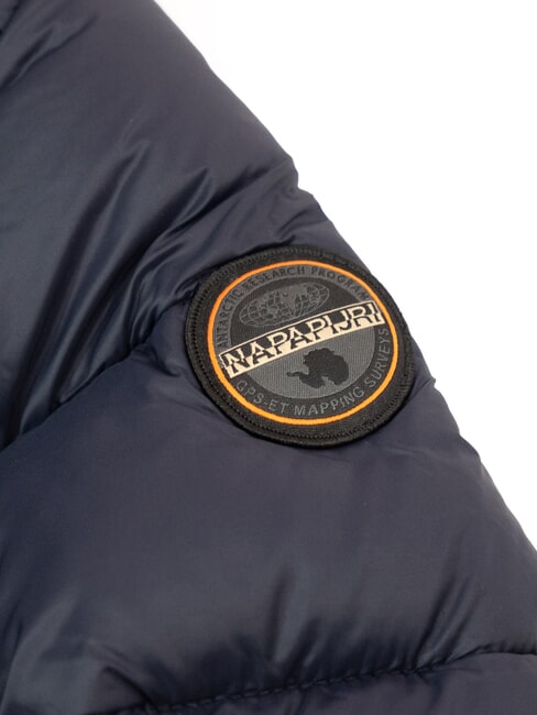 ALMA Doudoune &agrave; capuche blu marine - Doudounes femme