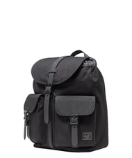 HERSCHEL DAWSON Petit sac &agrave; dos, mod&egrave;le multipoches ton noir - Sacs &agrave; dos pour l'&Eacute;cole & les Loisirs - 4