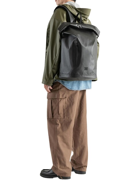 ROLL TOP Sac &agrave; dos taille L, pour ordinateur portable 15"/16". NOIR - Sacs &agrave; dos pour l'&Eacute;cole & les Loisirs