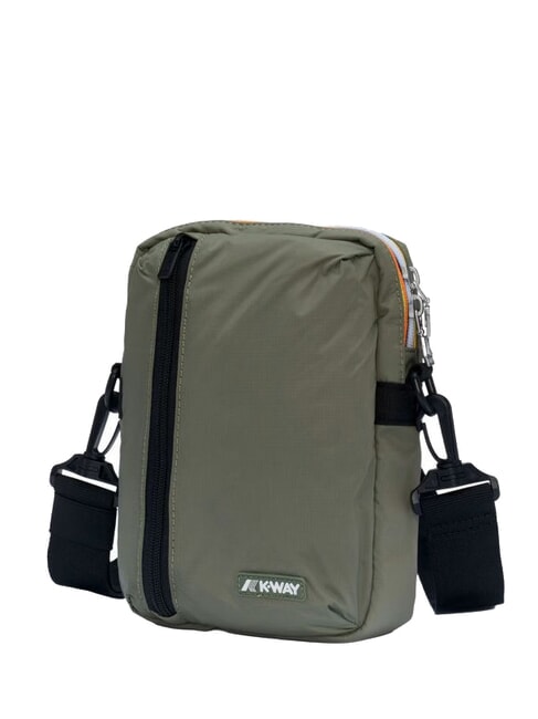 BARBITON Sac en nylon lichen vert - Sacs en Bandouli&egrave;res pour Homme