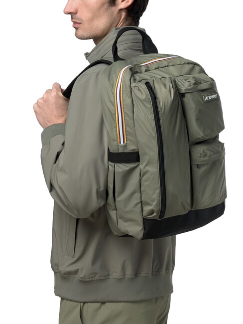 AMBERT Sac &agrave; dos pour ordinateur portable 15,6" lichen vert - Sacs &agrave; dos pour ordinateur portable