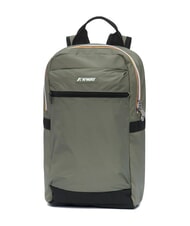 KWAY MID LAON Sac &agrave; dos en nylon d&eacute;perlant lichen vert - Sacs &agrave; dos pour l'&Eacute;cole & les Loisirs - 2