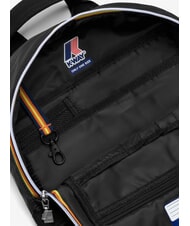 KWAY MID LAON Sac &agrave; dos en nylon d&eacute;perlant noir aussi - Sacs &agrave; dos pour l'&Eacute;cole & les Loisirs - 3