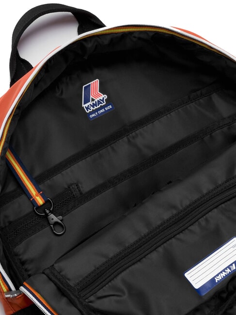 LAON Sac &agrave; dos en nylon brun orang&eacute; - Sacs &agrave; dos pour l'&Eacute;cole & les Loisirs