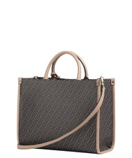 LIUJO RIDHI Sac &agrave; main avec bandouli&egrave;re brun fonc&eacute;/poudre fonc&eacute;e - Sacs pour Femme - 2