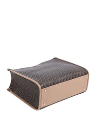 LIUJO RIDHI Sac &agrave; main avec bandouli&egrave;re brun fonc&eacute;/poudre fonc&eacute;e - Sacs pour Femme - 3