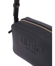 LIUJO HALONA Sac bandouli&egrave;re moyen avec logo NOIR - Sacs pour Femme - 4