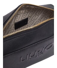 LIUJO HALONA Sac bandouli&egrave;re moyen avec logo NOIR - Sacs pour Femme - 6