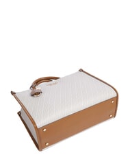 LIUJO RIDHI Sac &agrave; main avec bandouli&egrave;re s&eacute;quoia naturel/rouge - Sacs pour Femme - 3