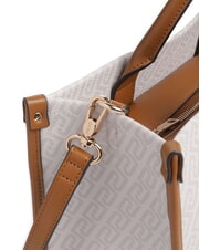 LIUJO RIDHI Sac &agrave; main avec bandouli&egrave;re s&eacute;quoia naturel/rouge - Sacs pour Femme - 6