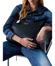 LIUJO RIDHI Sac &agrave; main moyen avec breloque NOIR - Sacs pour Femme - 7