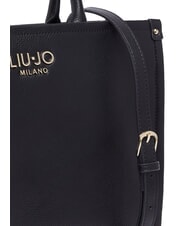 LIUJO RIDHI Sac &agrave; main moyen avec breloque NOIR - Sacs pour Femme - 5