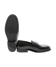 TOMMY HILFIGER PARTY mocassins en cuir noir - Chaussures Femme - 5