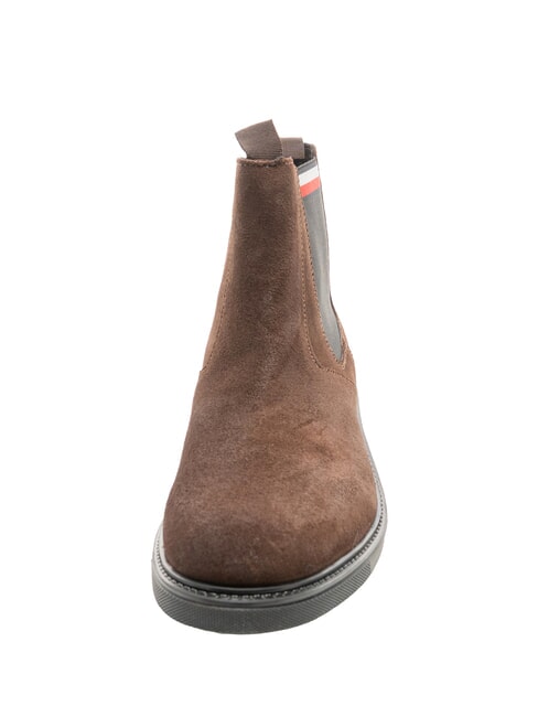 HILFIGER OUTDOOR bottines en daim brun - Chaussures Homme