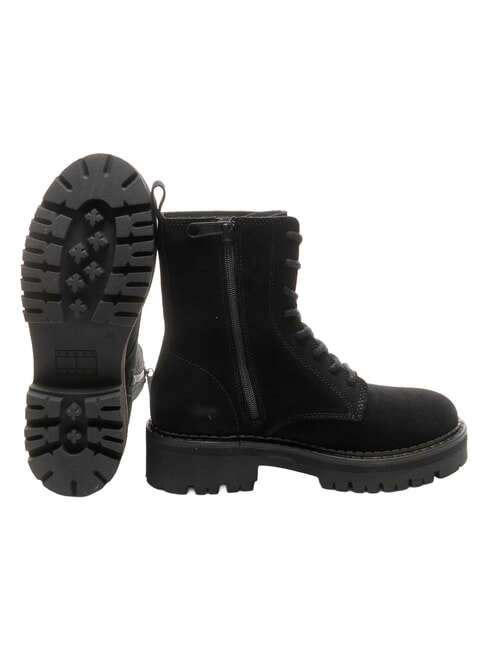 TJW amphibiens de cuir noir - Chaussures Femme