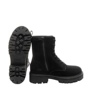 TOMMY HILFIGER TJW amphibiens de cuir noir - Chaussures Femme - 5