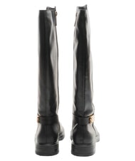 TOMMY HILFIGER TH Bottes en cuir Allti noir - Chaussures Femme - 4