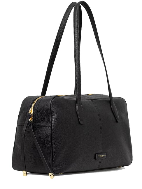 ARYNA sac bandouli&egrave;re en cuir Noir - Sacs pour Femme