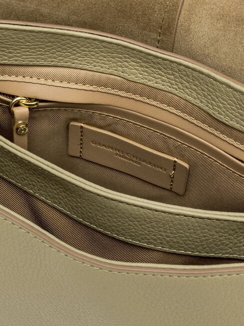 HELENA ROUND Sac &agrave; bandouli&egrave;re en cuir saule - Sacs pour Femme