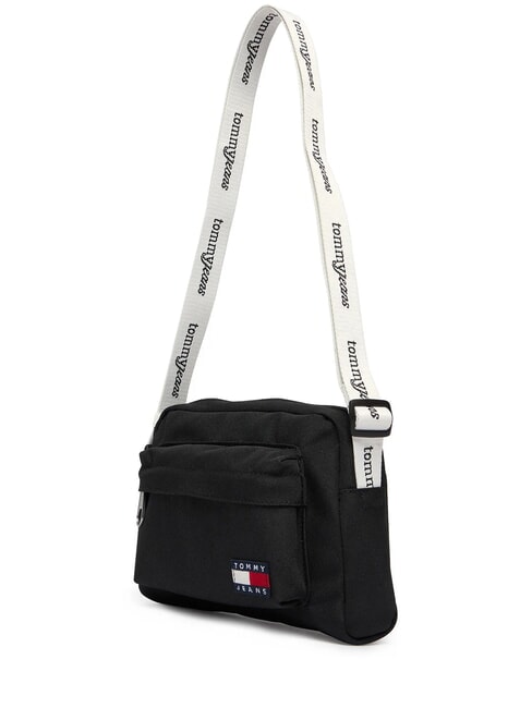 TJ ESS DAILY Mini sac bandouli&egrave;re le noir - Sacs pour Femme