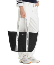 TOMMY HILFIGER TJ ESS DAILY Sac &agrave; provisions le noir - Sacs pour Femme - 5