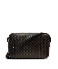 CALVIN KLEIN COATED EMBLEM Mini sac bandouli&egrave;re aop noir - Sacs pour Femme - 4